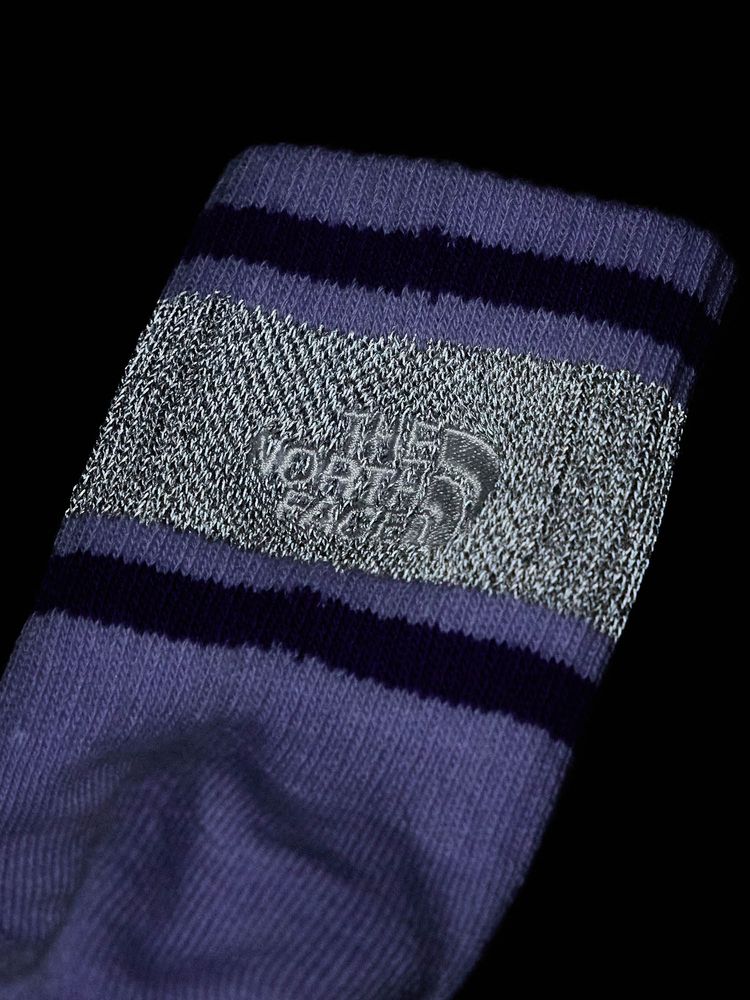 TNF antibacterial and deodorizing socks (made in Japan) with fluorescent logo, 2 pairs, 16-21cm, direct from Japan.