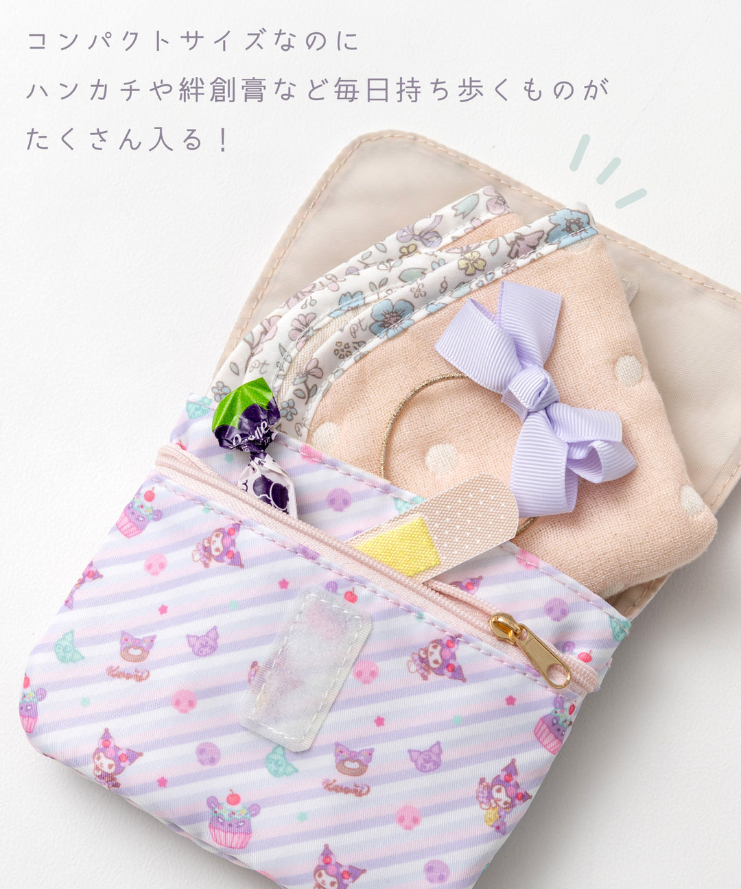 Japan direct delivery panpantutu x Sanrio Kuromi crossbody bag series other brands