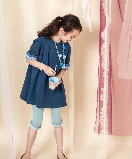 Japanese children's clothing panpantutu leggings 80-130cm girls summer PANTS