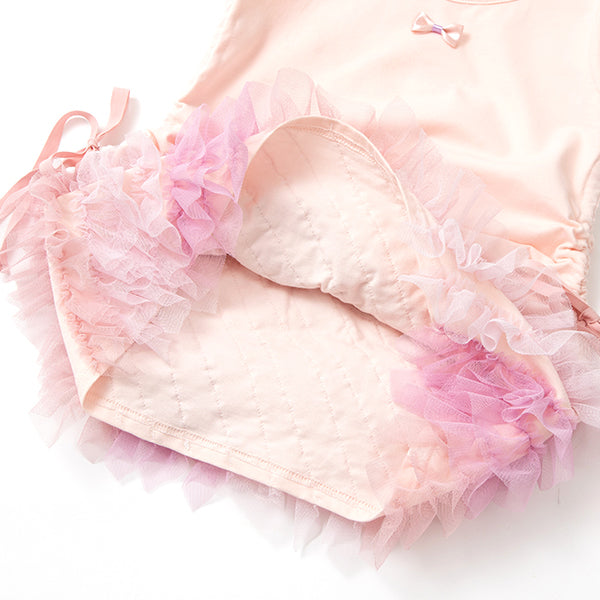 Japanese children's clothing panpantutu vest patchwork yarn tutu dress 80-140cm girls summer dresses