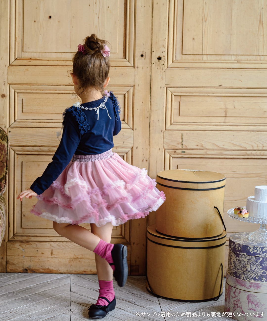 Japanese children's clothing panpantutu perfect pink tutu skirt 70-145cm girls newborn baby summer SKIRTS