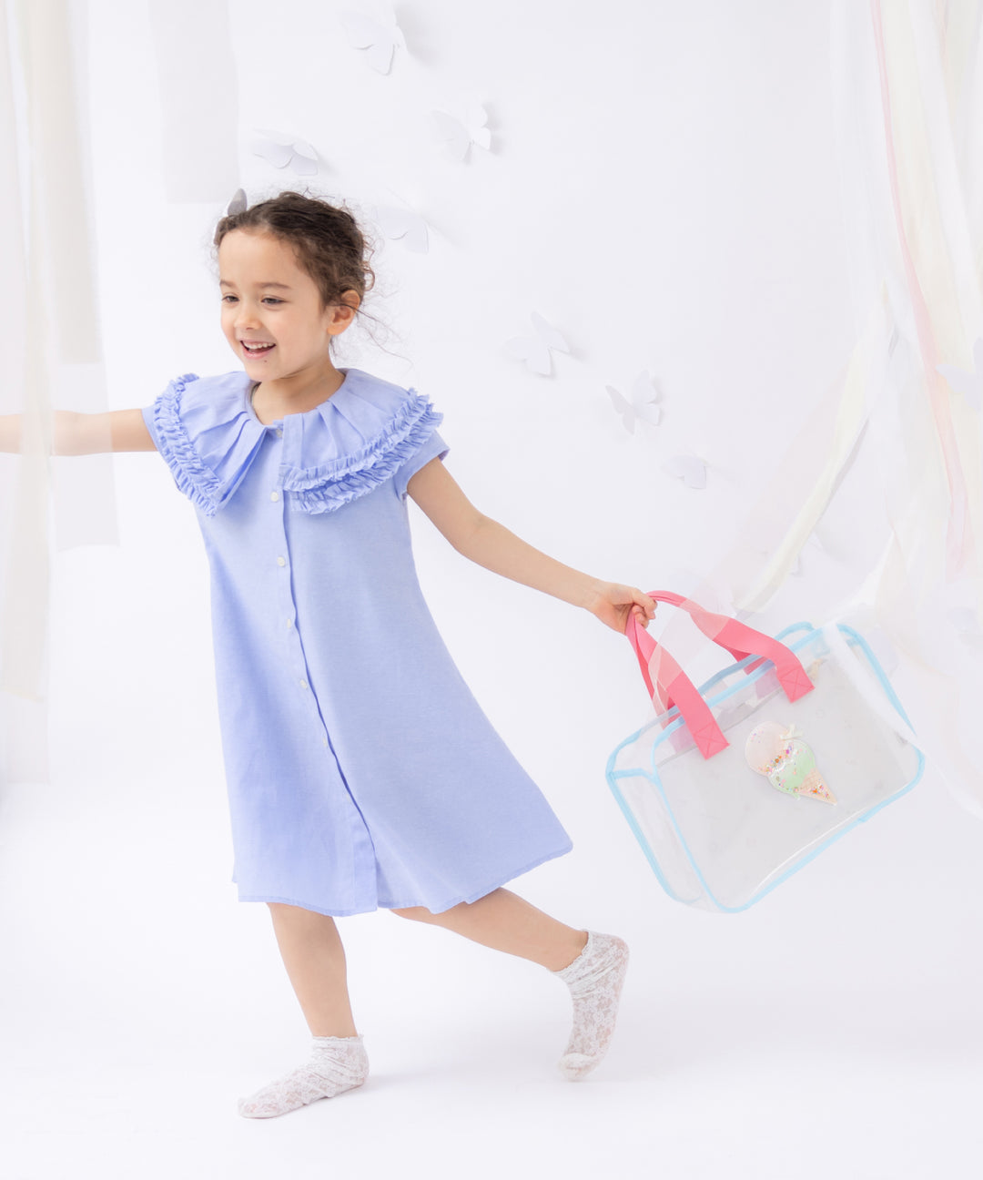 Japanese children's clothing panpantutu shirt vest dress 80-140cm girls summer dresses