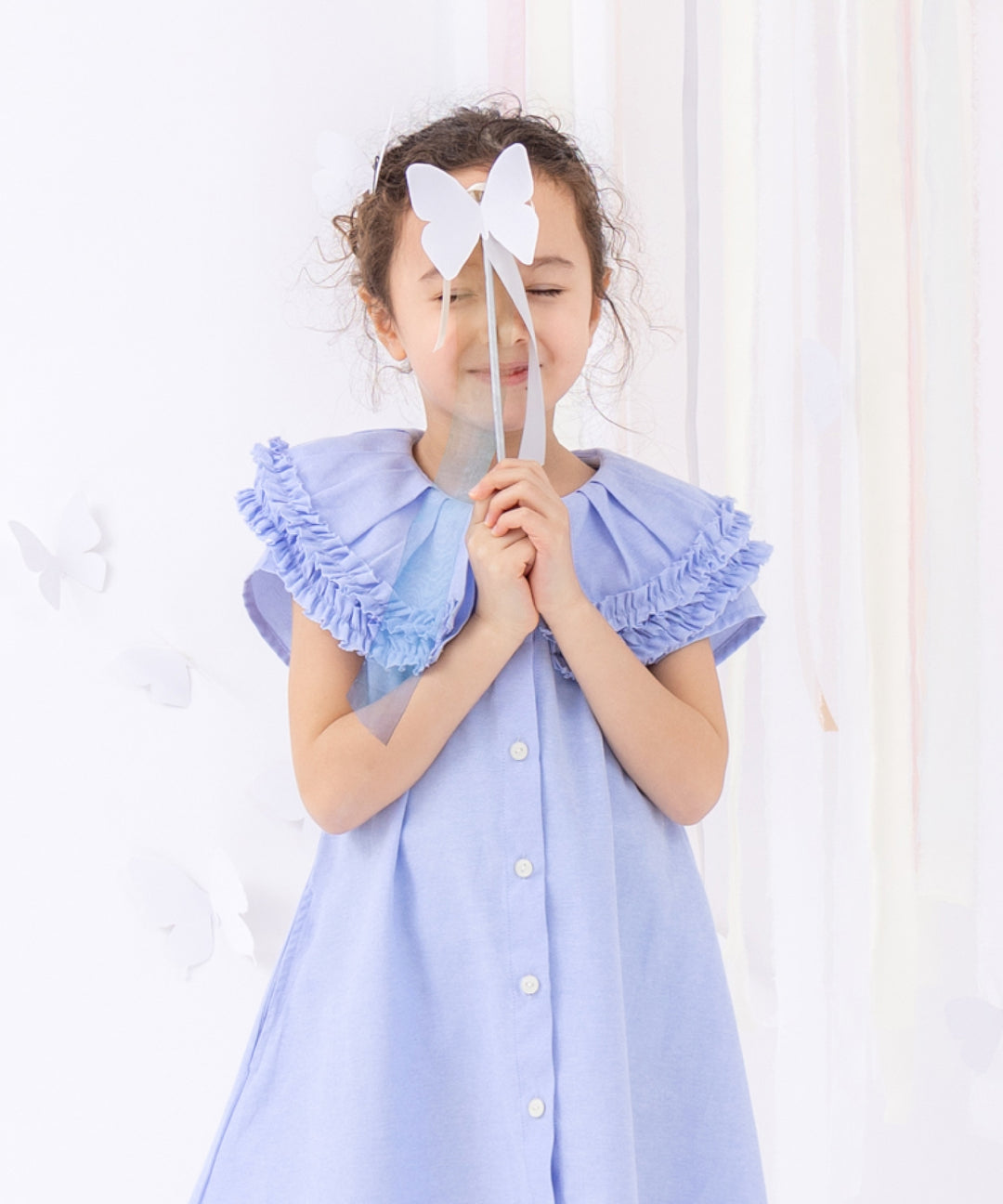 Japanese children's clothing panpantutu shirt vest dress 80-140cm girls summer dresses