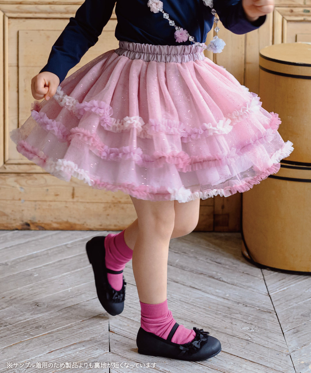 Japanese children's clothing panpantutu perfect pink tutu skirt 70-145cm girls newborn baby summer SKIRTS