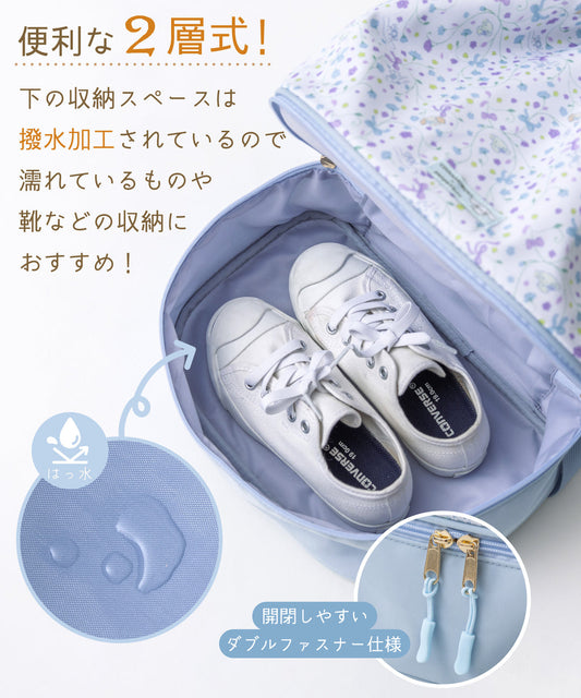 日本直送 panpantutu x Sanrio Cinnamoroll 2層乾濕分離 沙灘袋(可繡名) 包系列 其他品牌 夏日玩水泳衣特輯 其他配件