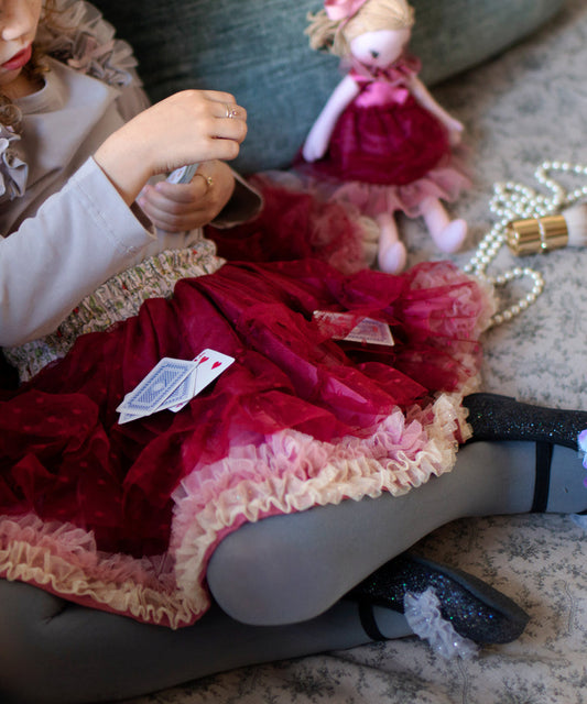 Japanese children's clothing panpantutu pomegranate gem tutu skirt 70-140cm girls' newborn baby summer SKIRTS