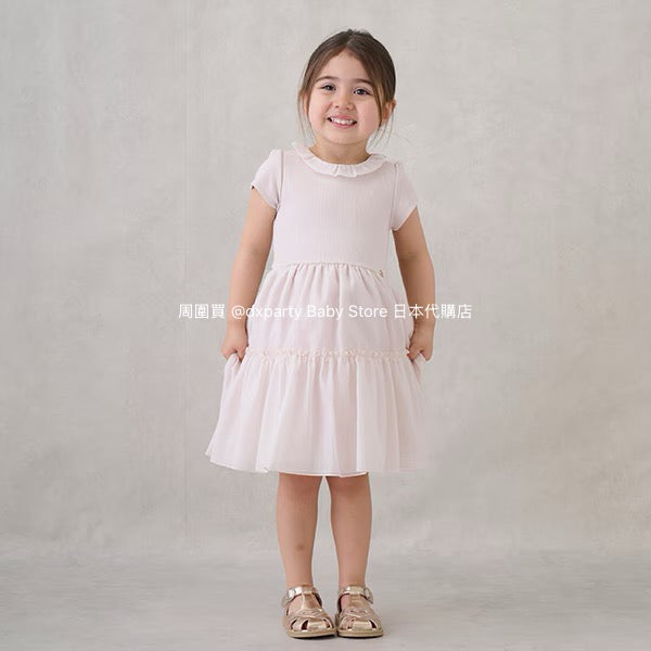 Japanese children's clothing pe#main patchwork dress 80-130cm girls summer dresses