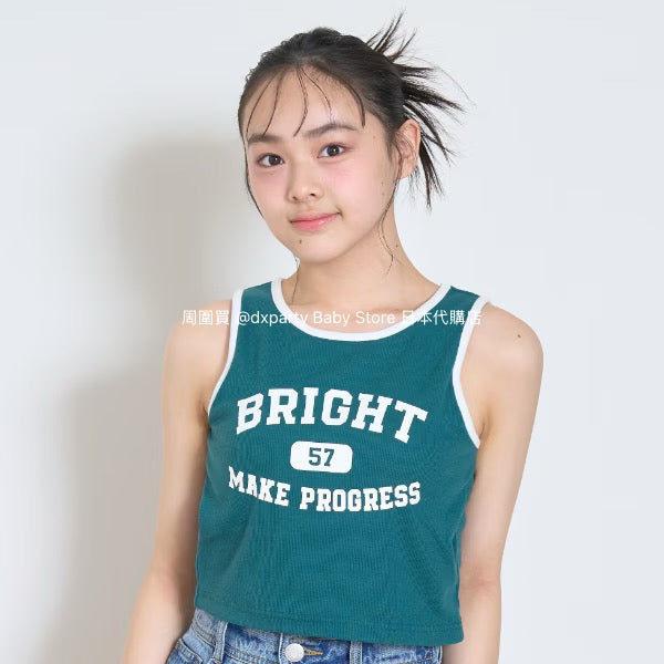 Lovetoxic Cold-Sensitive Short Vest (140-170cm) for Girls (Summer TOPS)