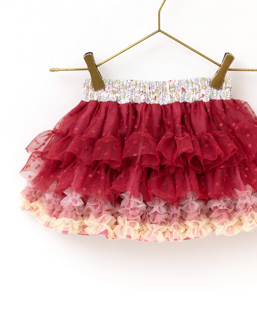 Japanese children's clothing panpantutu pomegranate gem tutu skirt 70-140cm girls' newborn baby summer SKIRTS