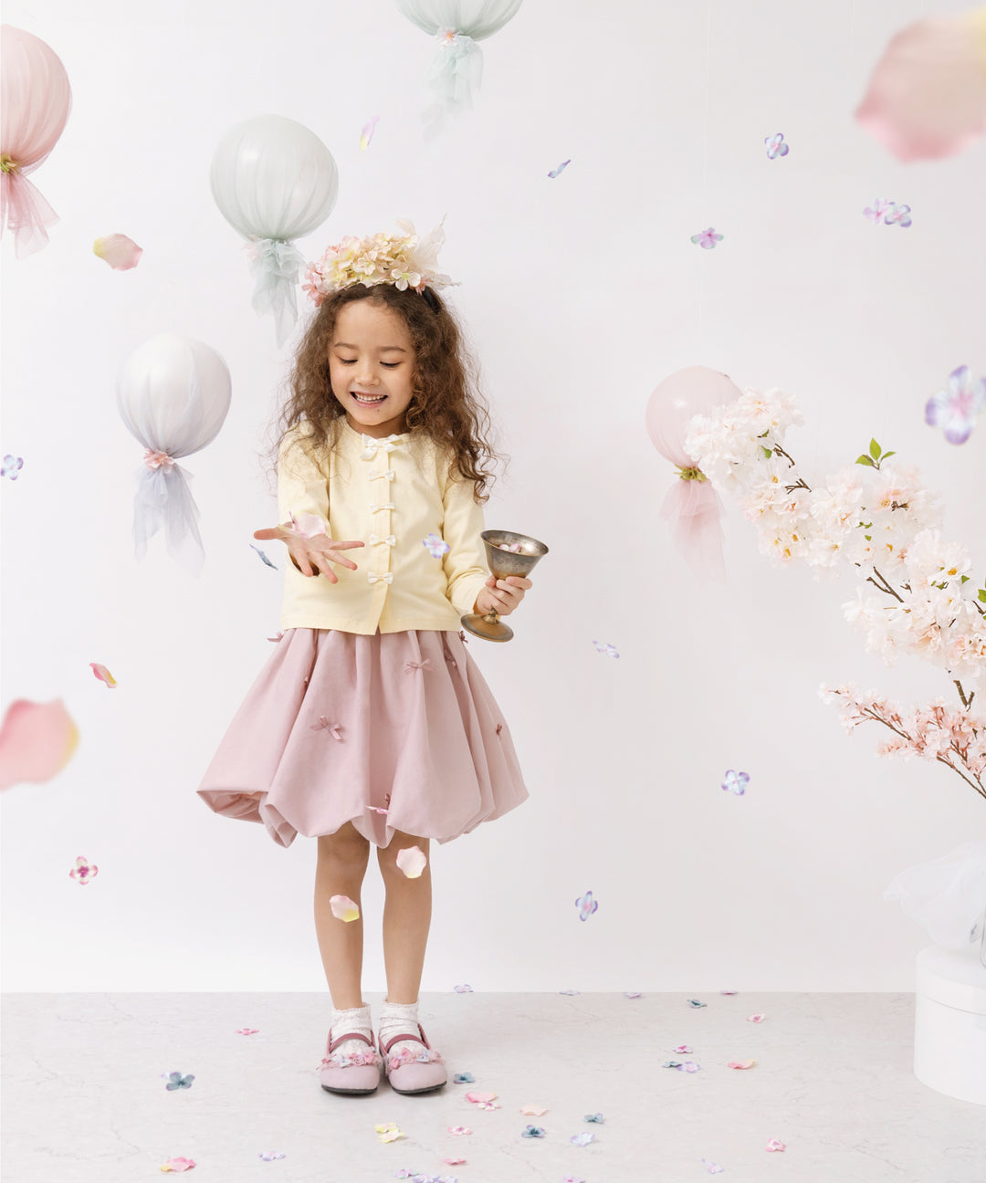 Japanese children's clothing panpantutu bubble skirt 90-140cm girls summer SKIRTS