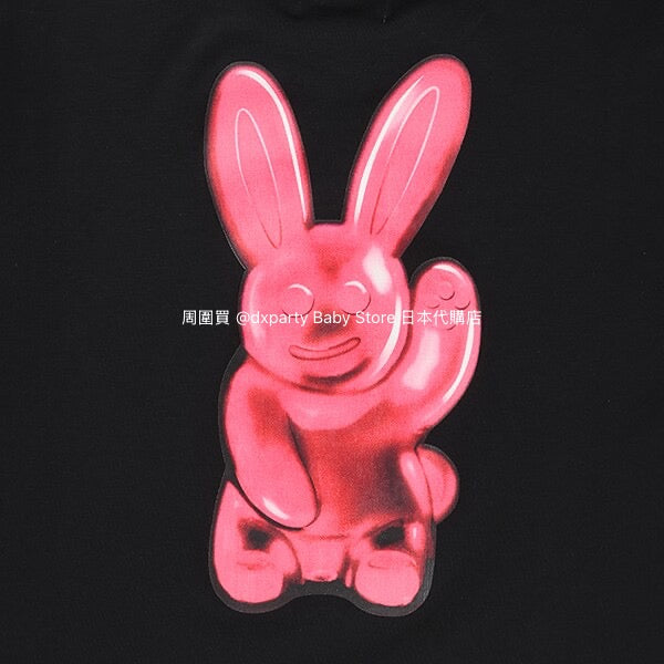 Japanese children's clothing X-girl Stages contact cool gummy rabbit print top 80-140cm girls summer TOPS