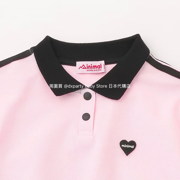 Japanese children's clothing mini#ML short polo top 100-140cm girls summer TOPS