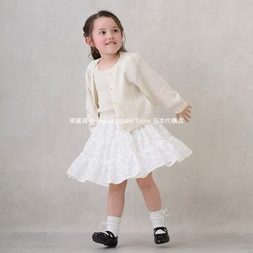 Japanese children's clothing pe#main lace short skirt 80-130cm girls summer SKIRTS