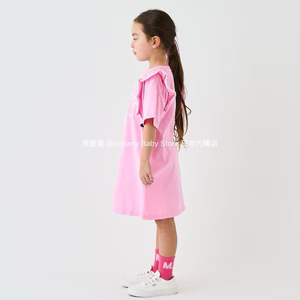 Japanese children's clothing mini#ML anti-fouling series ruffle dress 90-140cm girls summer dresses
