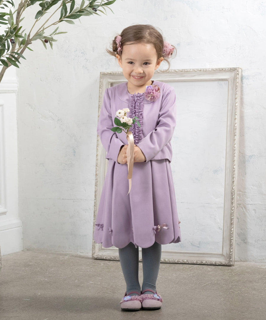Japanese children's clothing panpantutu dress short jacket 100-130cm girls summer outerwear interview / banquet / performance