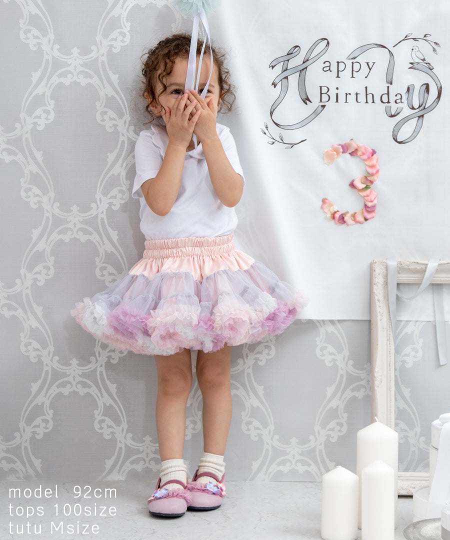 Japanese children's clothing panpantutu Etoile Pink tutu skirt 70-135cm girls' newborn baby summer SKIRTS