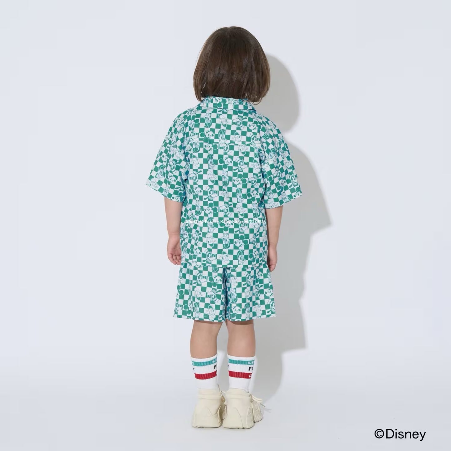 Japanese children's clothing b・R# x Diseny full-print shirt jacket 100-150cm boys'/girls' summer outerwear
