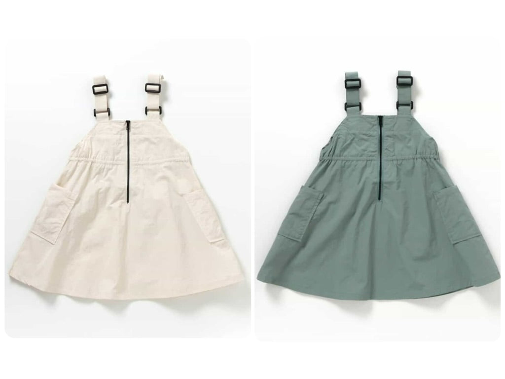 Japanese children's clothing BREEZE work dress suspenders 80-130cm girls summer dresses