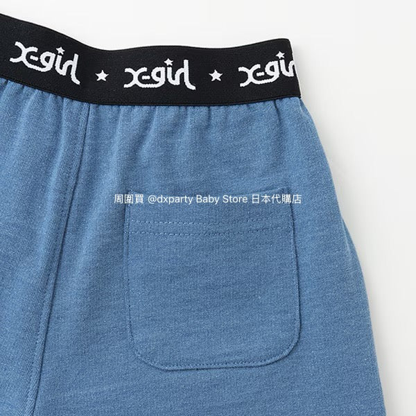 Japanese children's clothing X-girl Stages painted shorts 80-140cm girls summer PANTS