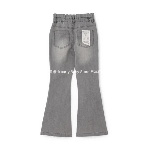 Lovetoxic Japanese children's clothing contact cold flared jeans 140-170cm girls summer PANTS