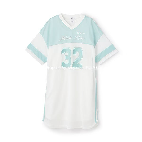 Lovetoxic Japanese Kids Clothing: Cool-Contact Sporty Mesh Dress (140-170cm) for Girls (Summer Dress)