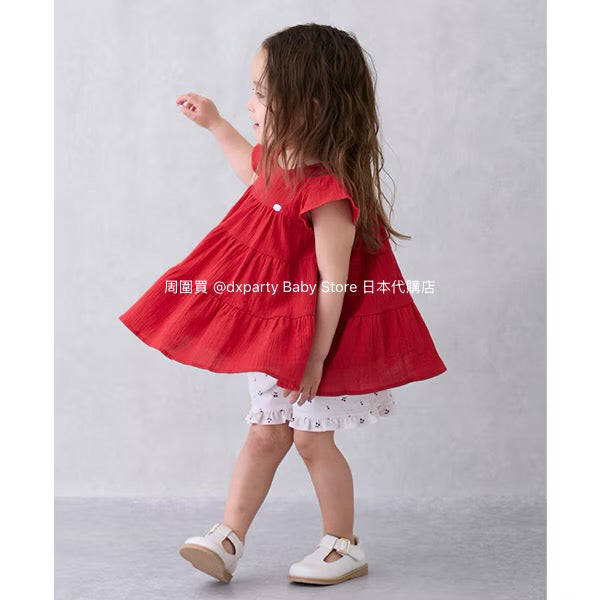 Japanese children's clothing pe#main ruffle shorts 80-130cm girls summer PANTS