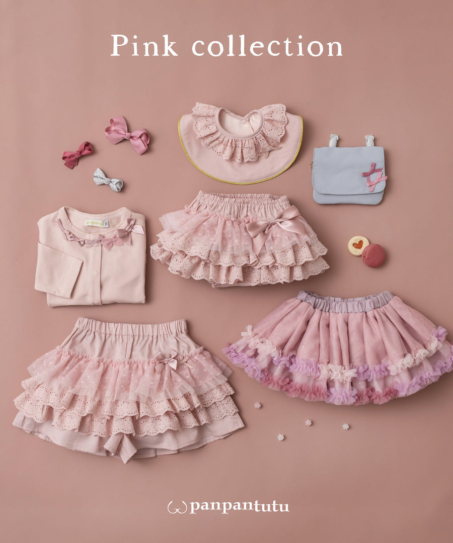 日本童裝 panpantutu 褶邊寬鬆裙褲 95-120cm 女童款 夏季 PANTS