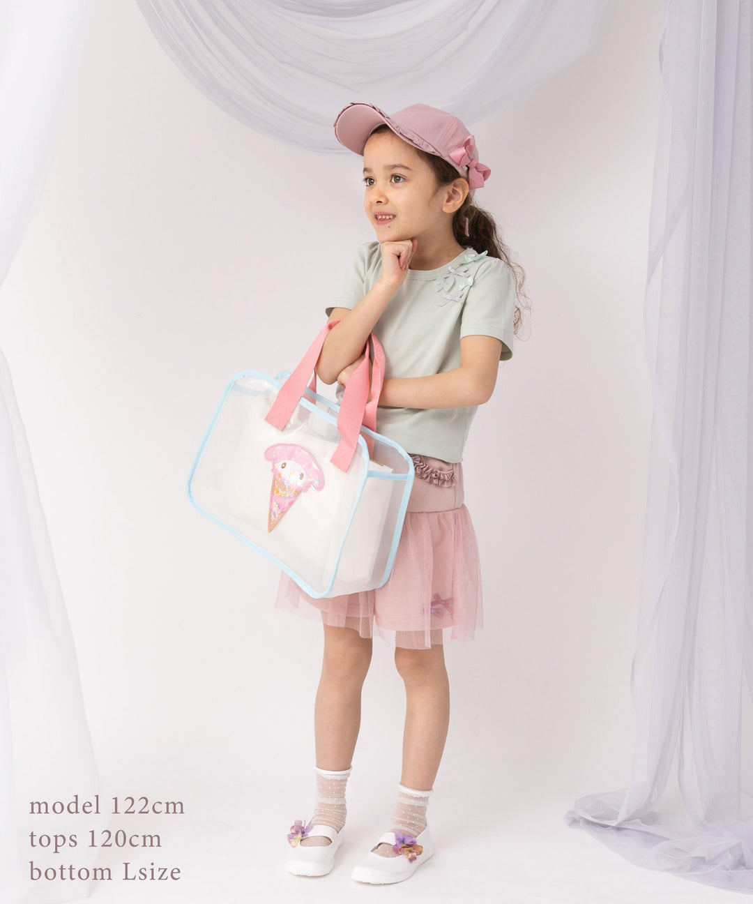 Panpantutu x Sanrio Beach Bag (Embroidered Name Available) Direct from Japan. Other Brands: Summer Swimwear Special.