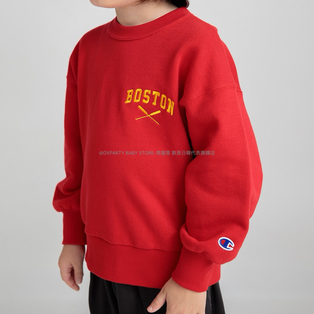 Japanese Children's Clothing Branches Champion Sweatshirt 100-150cm Boys' Autumn TOPS New Year Red