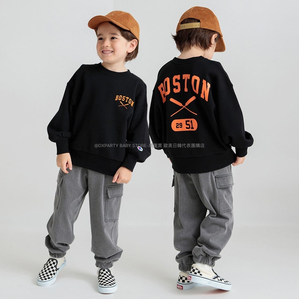 Japanese Children's Clothing Branches Champion Sweatshirt 100-150cm Boys' Autumn TOPS New Year Red