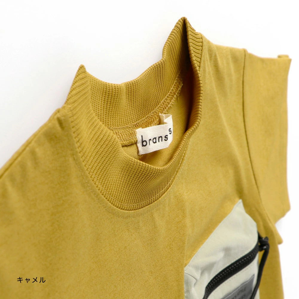 Japanese children's clothing Branches quick-drying UV-resistant mountain-style pocket top 80-150cm boys' summer TOPS