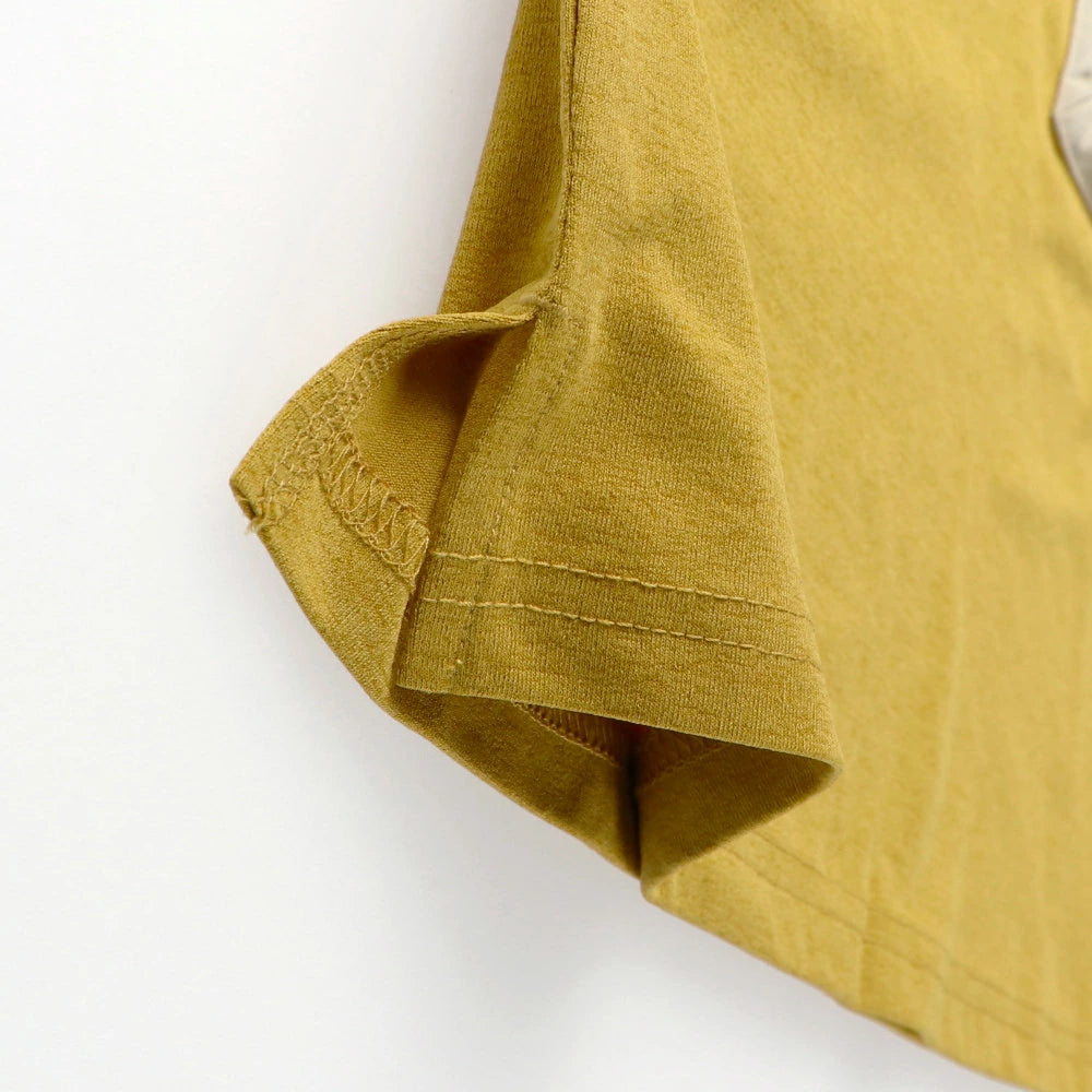 Japanese children's clothing Branches quick-drying UV-resistant mountain-style pocket top 80-150cm boys' summer TOPS