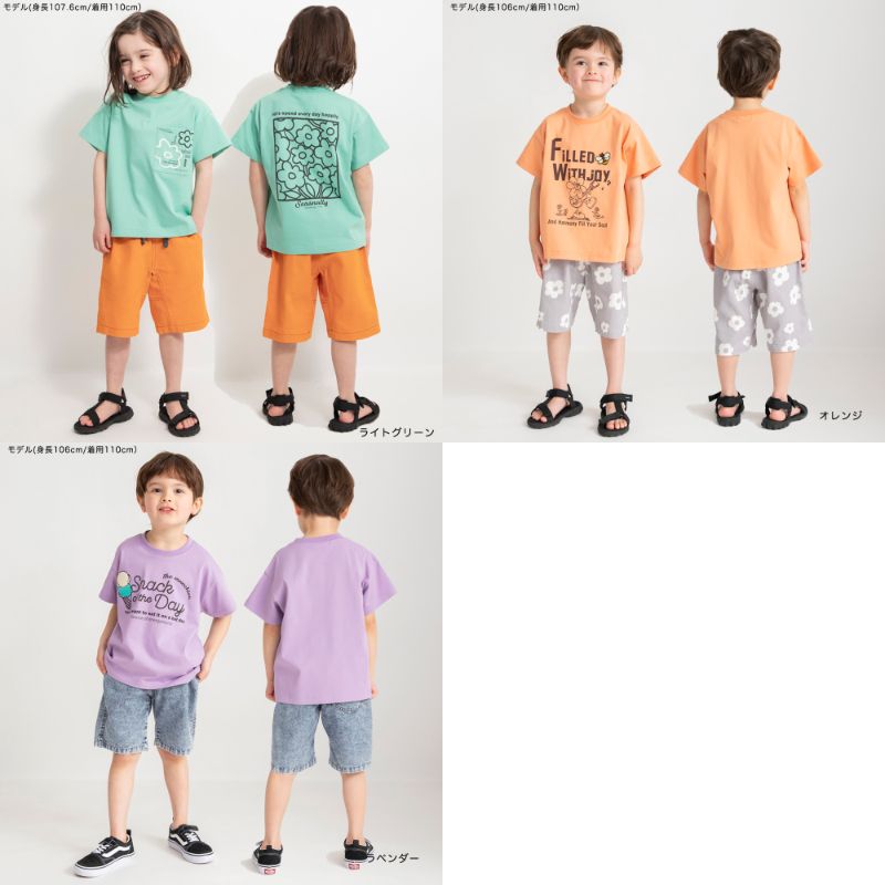 Japanese Branches Children's Clothing UV-Proof, Quick-Drying, Seven-Function Printed Top (80-150cm) for Boys (Summer TOPS)