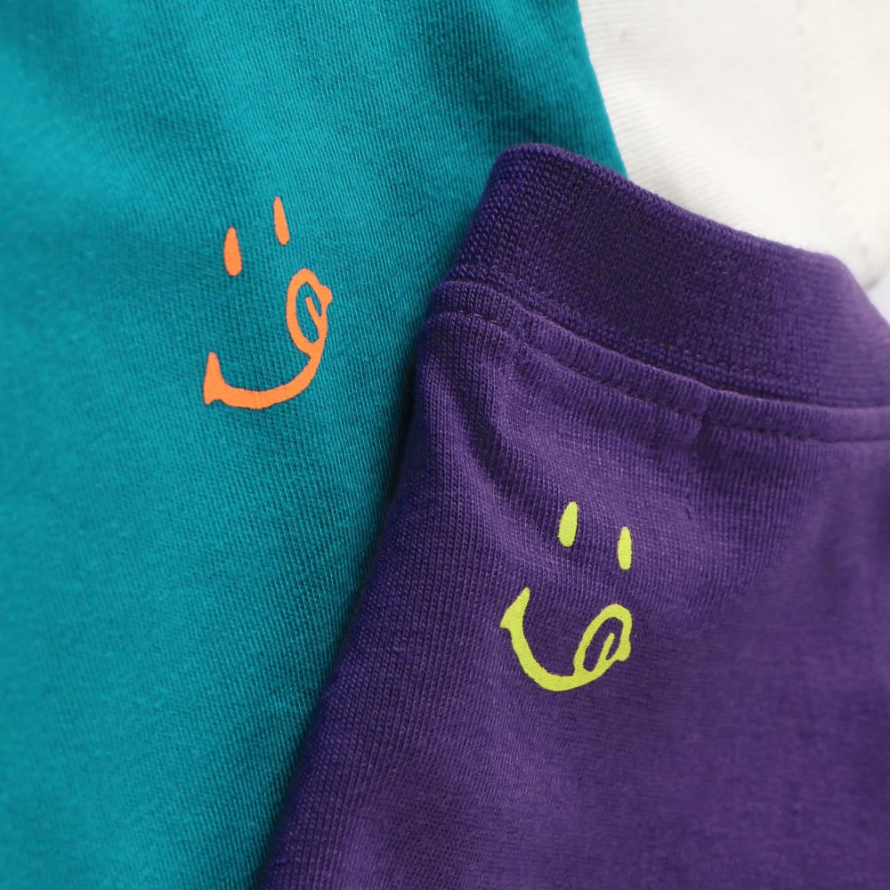 Japanese children's clothing Branches printed tops 80-150cm boys' summer TOPS