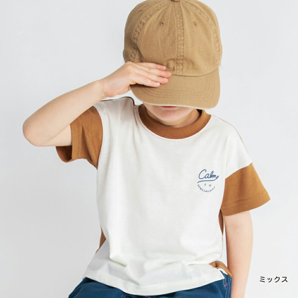Japanese children's clothing Branches printed tops 80-150cm boys' summer TOPS