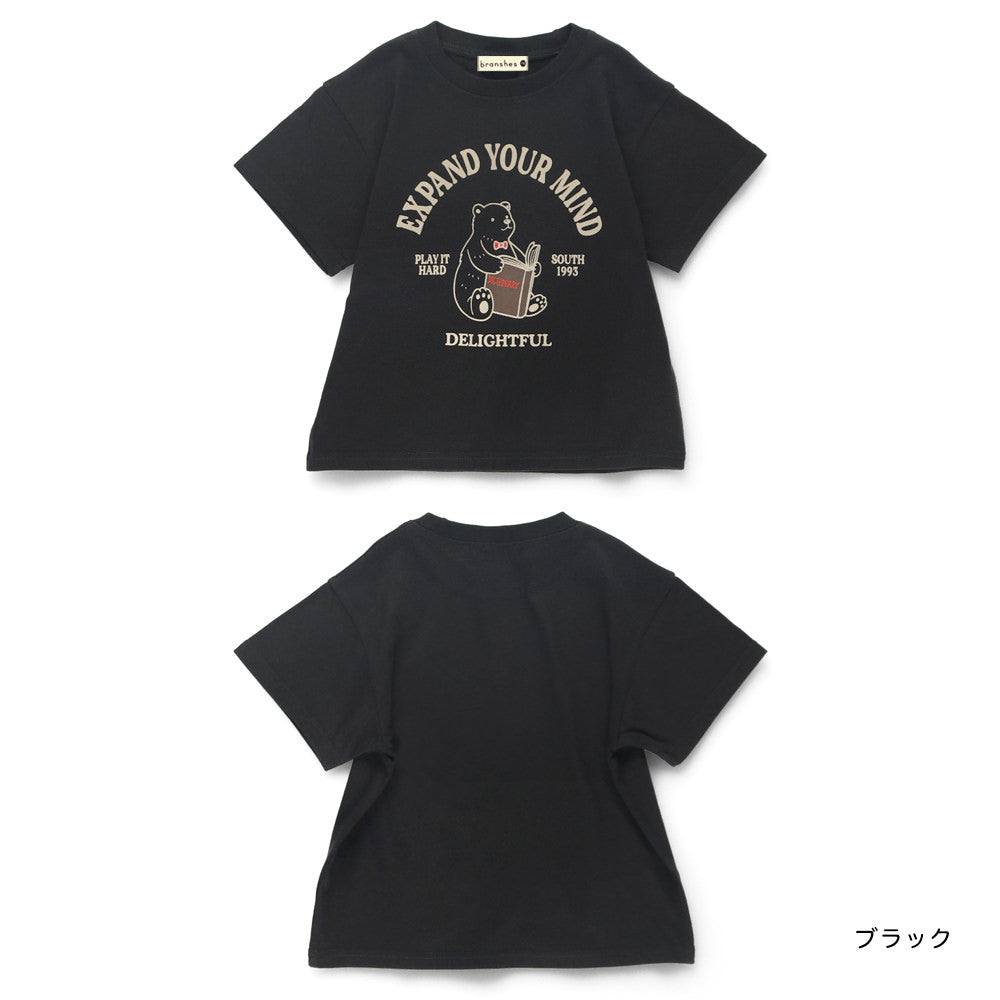 Japanese children's clothing Branches printed tops 80-150cm boys' summer TOPS