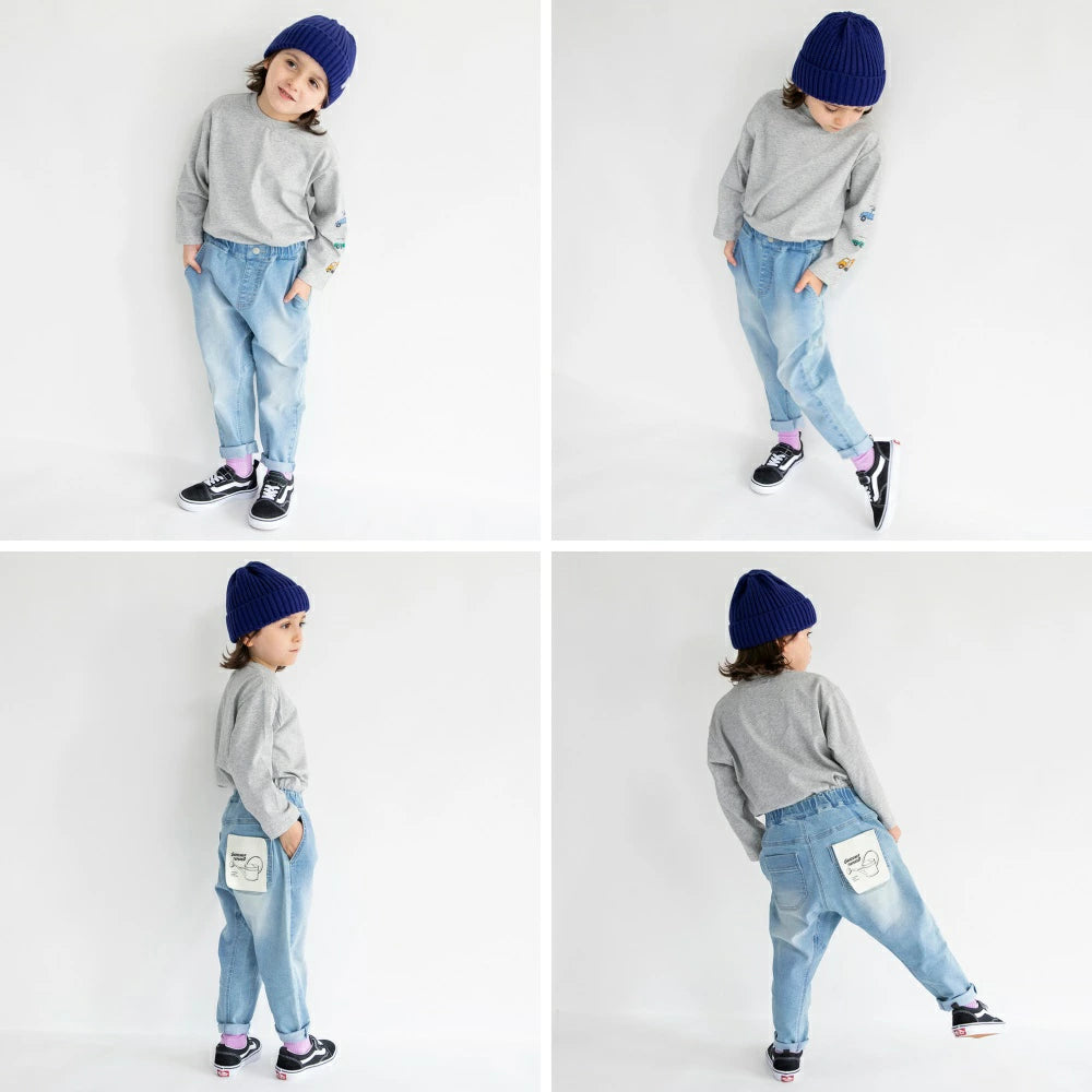 Japanese children's clothing Branches scallop silk layered waist top 90-150cm girls summer TOPS