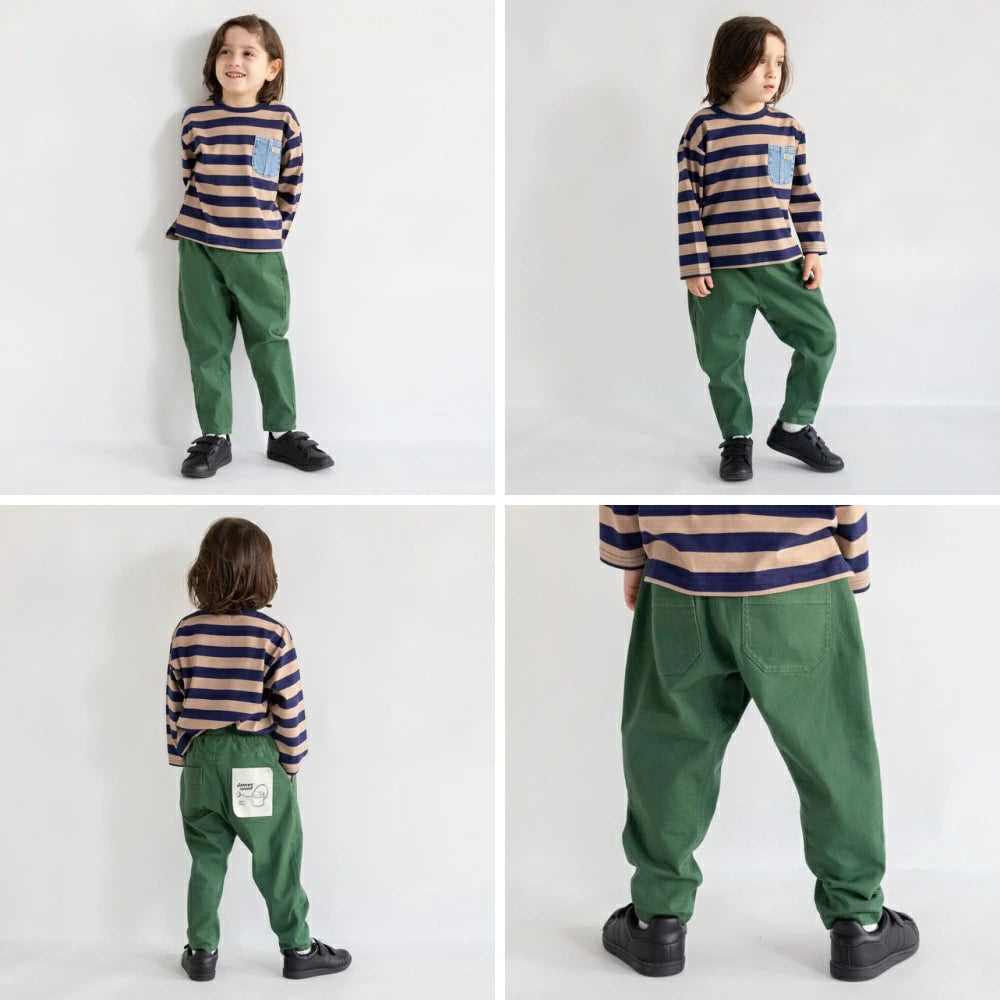 Japanese children's clothing Branches scallop silk layered waist top 90-150cm girls summer TOPS