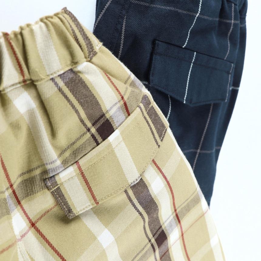 日本童裝 Branshes 格仔短褲 100-150cm 男童款 秋季 PANTS