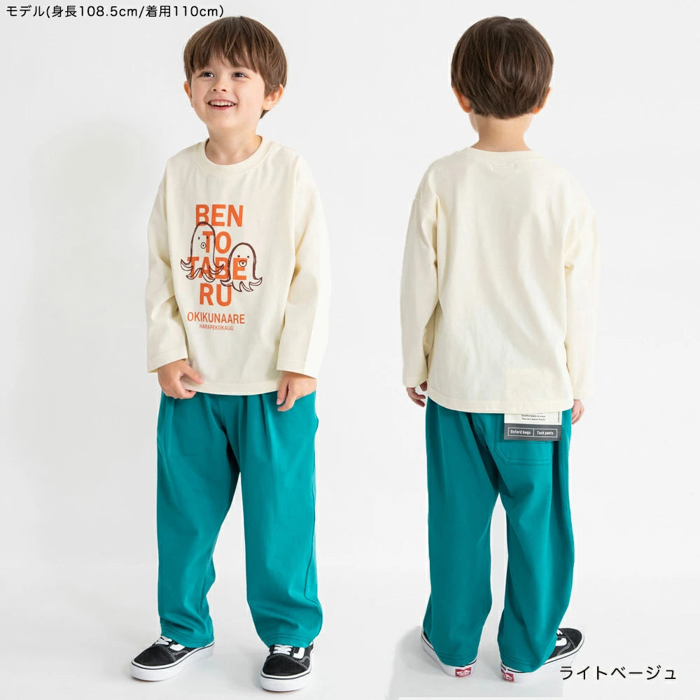 日本童裝 Branshes 印花長袖上衣 80-130cm 男童款 秋季 TOPS