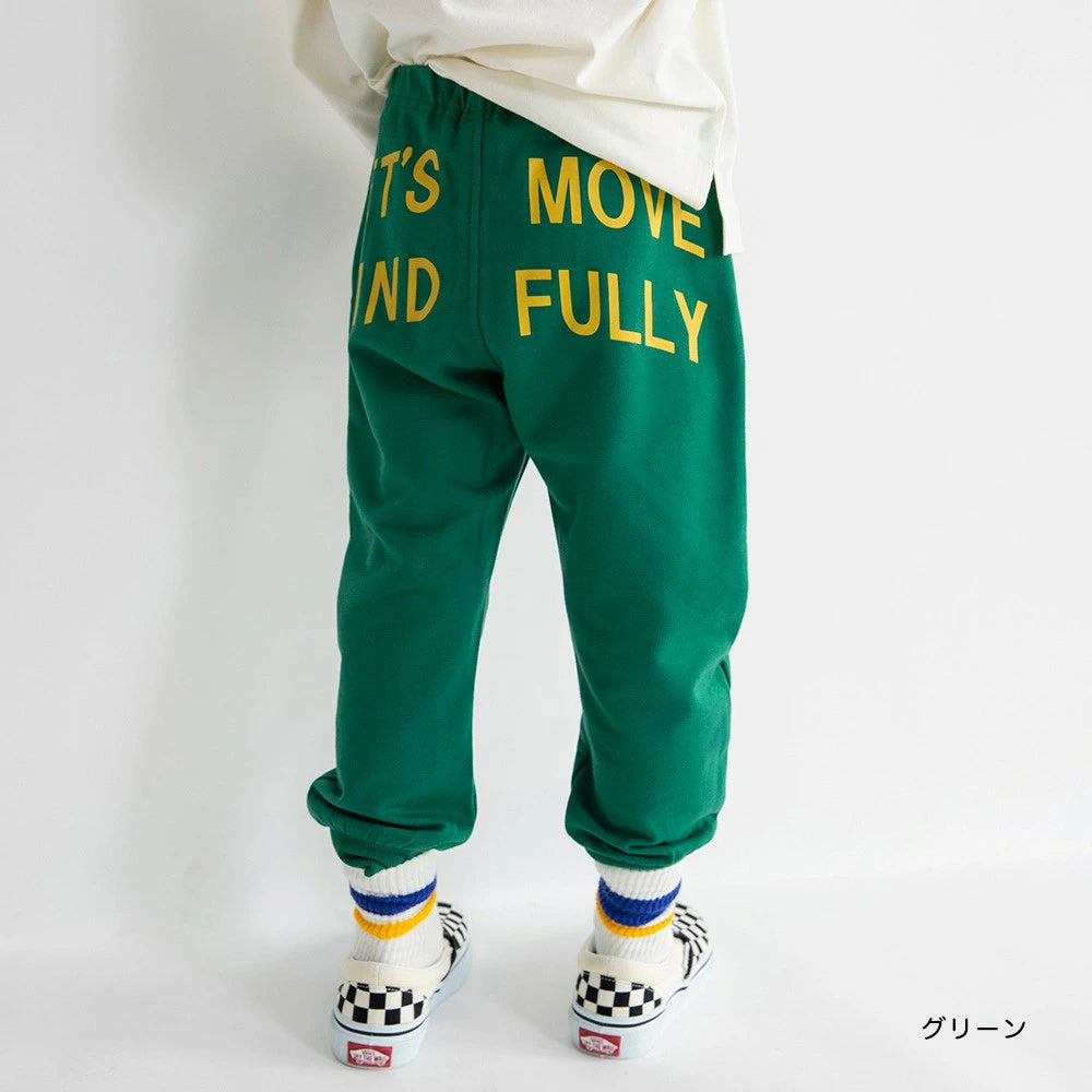 日本童裝 Branshes 字母印花運動褲 89-130cm 男童款 秋季 PANTS