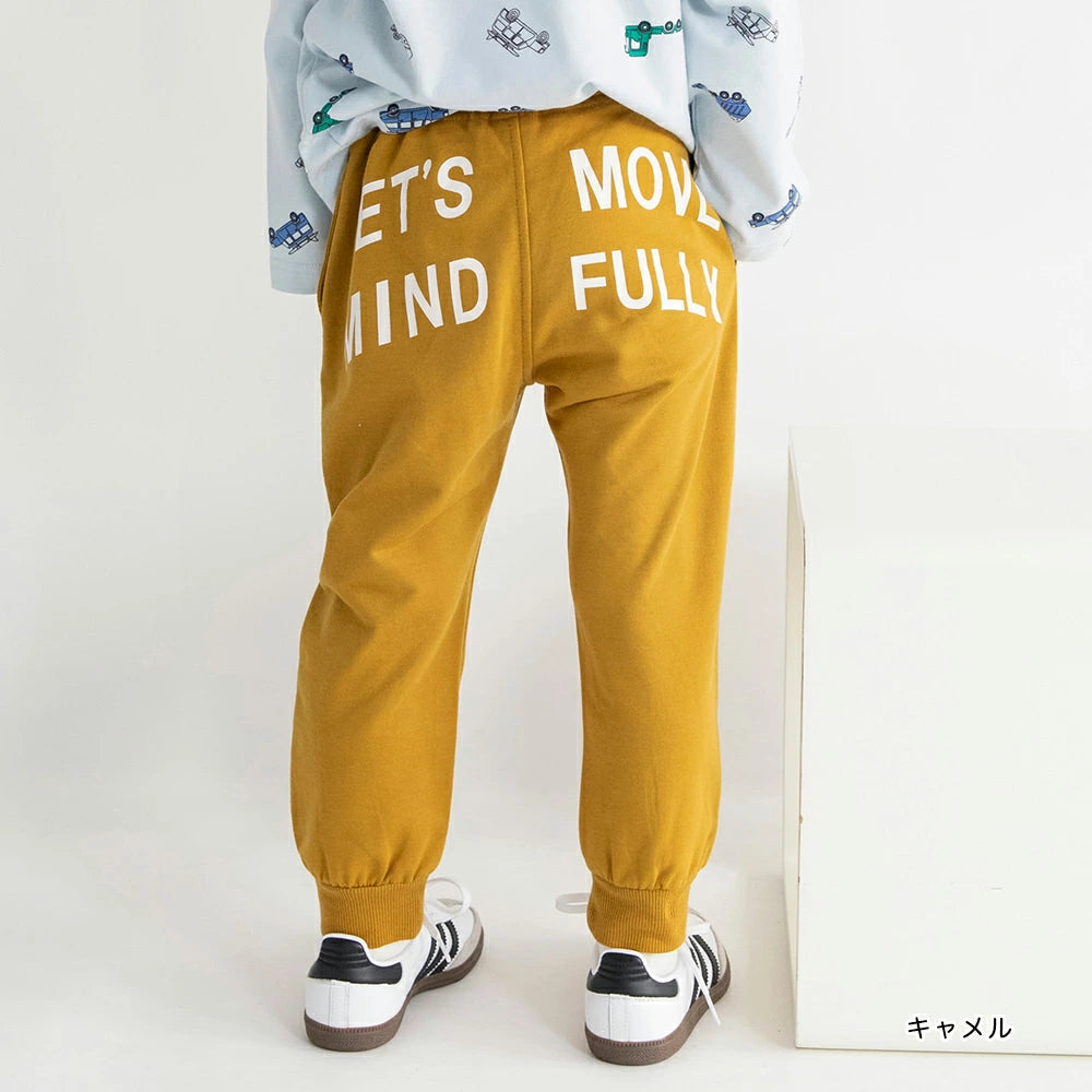 日本童裝 Branshes 字母印花運動褲 89-130cm 男童款 秋季 PANTS