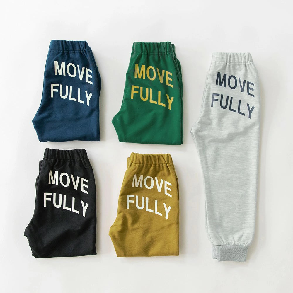 日本童裝 Branshes 字母印花運動褲 89-130cm 男童款 秋季 PANTS