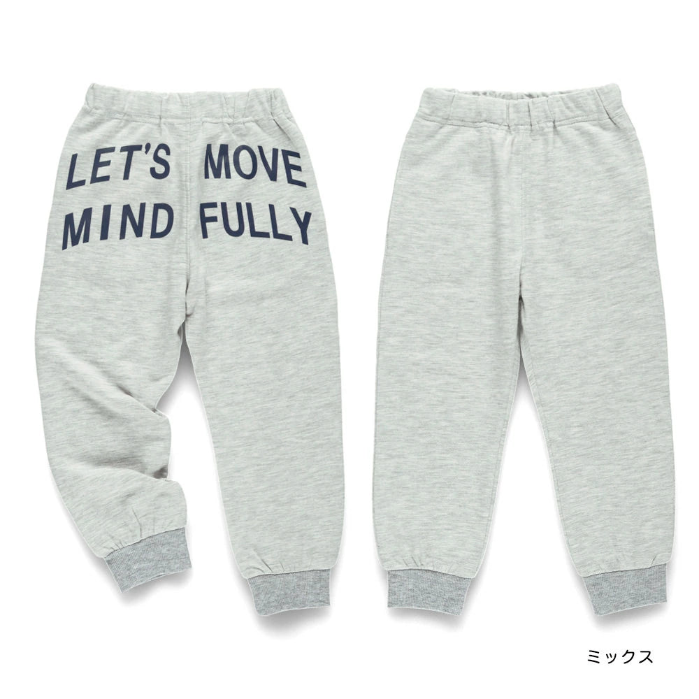 日本童裝 Branshes 字母印花運動褲 89-130cm 男童款 秋季 PANTS