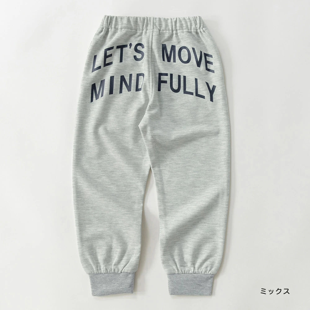 日本童裝 Branshes 字母印花運動褲 89-130cm 男童款 秋季 PANTS