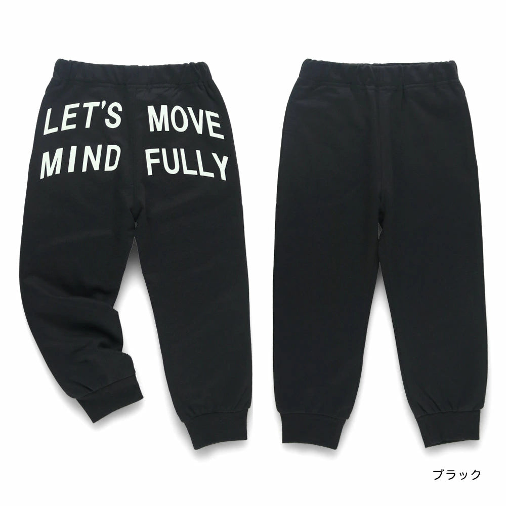 日本童裝 Branshes 字母印花運動褲 89-130cm 男童款 秋季 PANTS