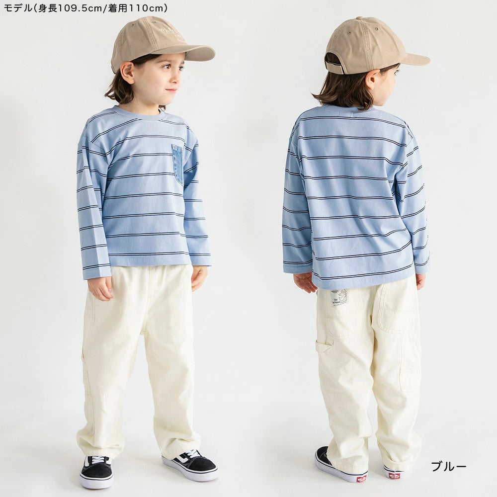 Japanese children's clothing Branches scallop silk layered waist top 90-150cm girls summer TOPS