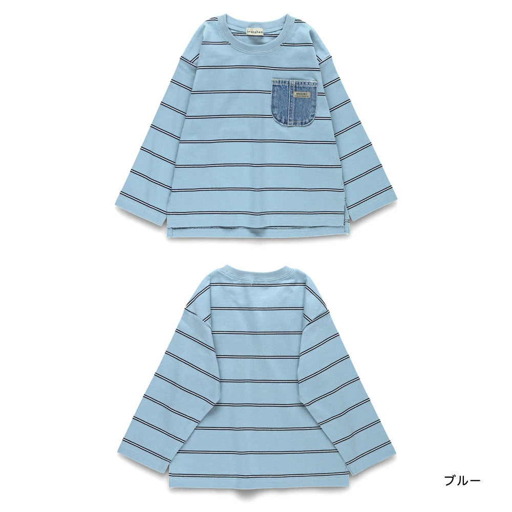 Japanese children's clothing Branches scallop silk layered waist top 90-150cm girls summer TOPS