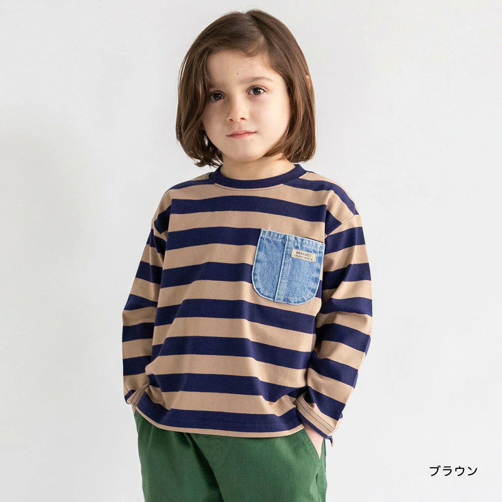 Japanese children's clothing Branches scallop silk layered waist top 90-150cm girls summer TOPS