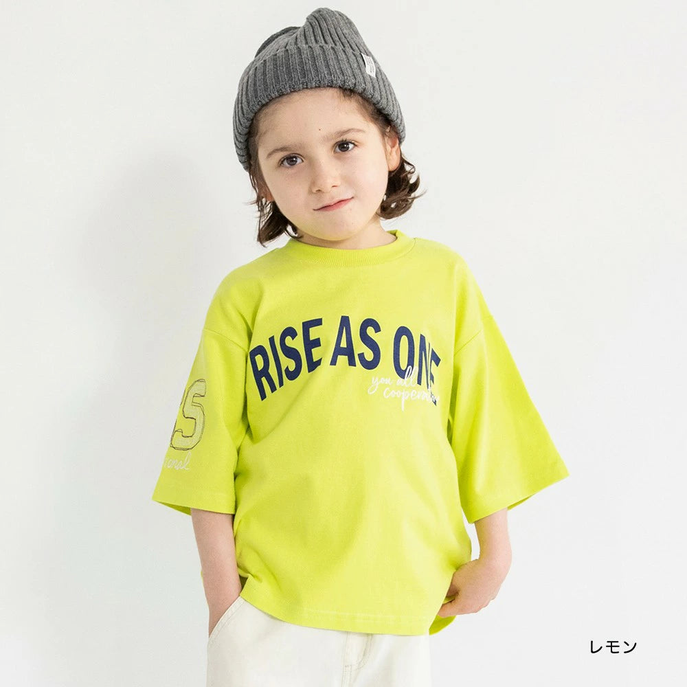 Japanese children's clothing Branches scallop silk layered waist top 90-150cm girls summer TOPS